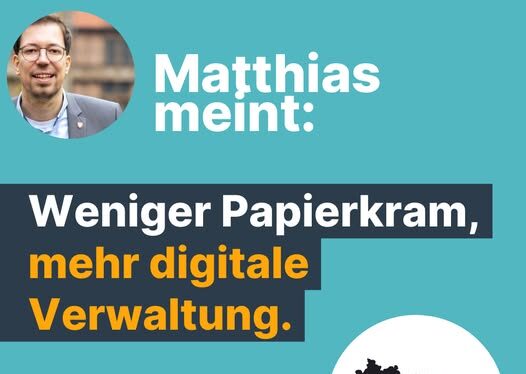 Weniger Papierkram – Mehr digitale Verwaltung!